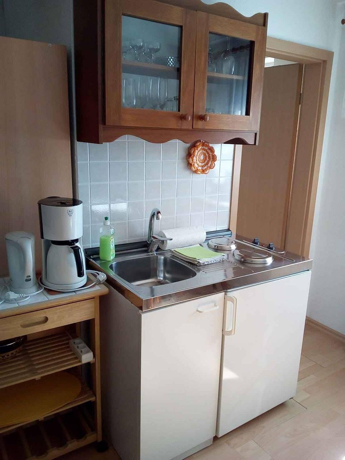 Vakantiewoning met een tuin, direct bij de rustplaats van kraanvogels in Klausdorf, Duitsland voor 3 personen foto 21