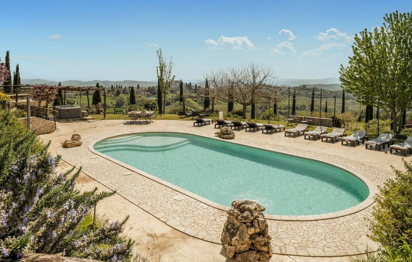 Gezellig appartement met zwembad en wifi in de buurt in Collevecchio, Provincie Rieti, Italië voor 12 personen foto 21