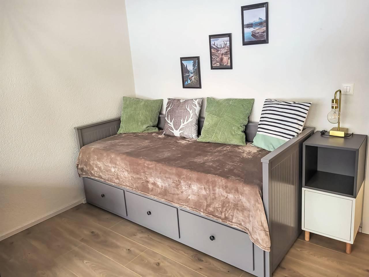 Vakantieappartement met 1 slaapkamer en balkon in Leukerbad, Wallis, Zwitserland voor 2 personen foto 8