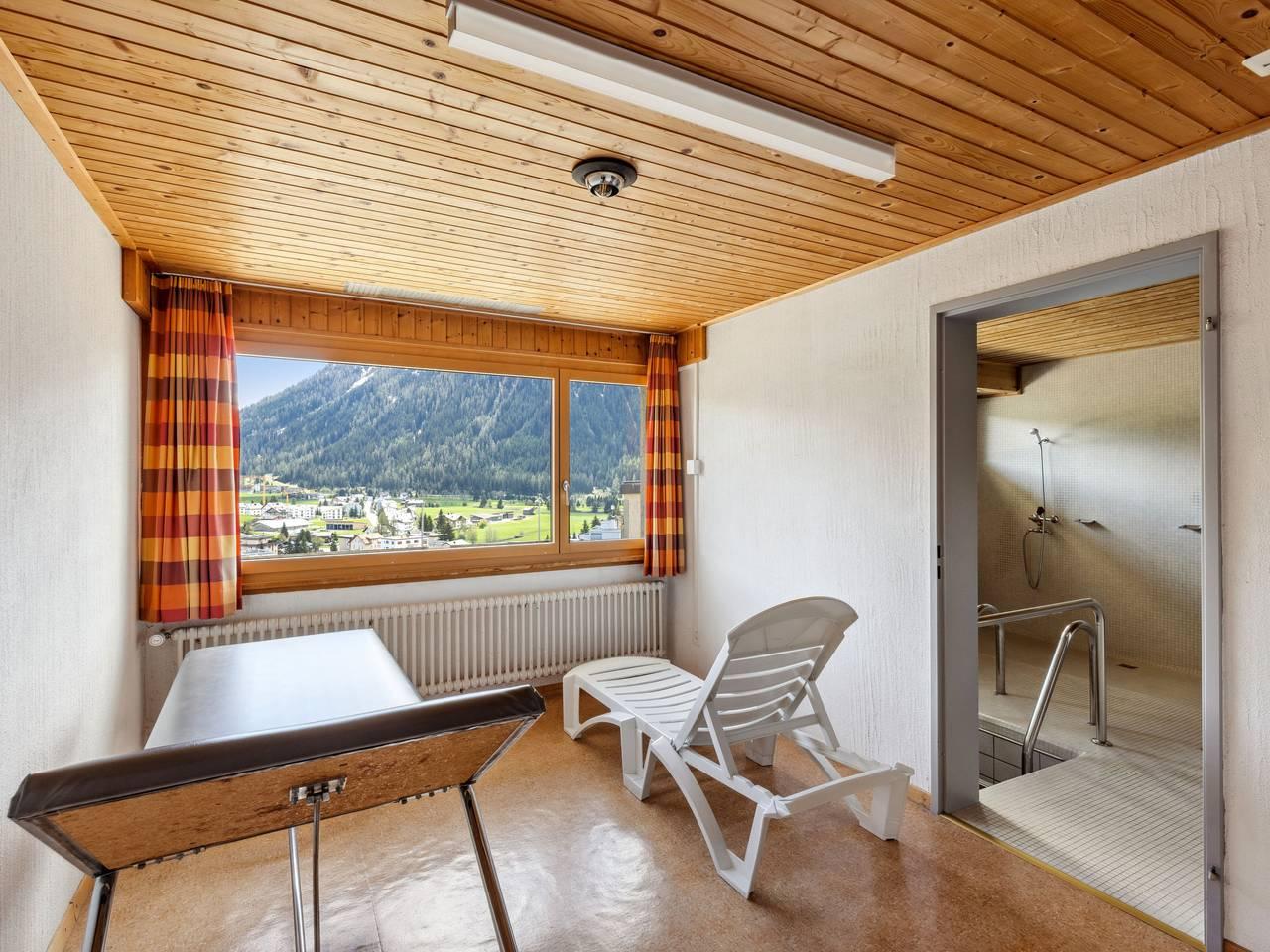 Vakantieappartement met sauna en binnenzwembad in Flüelapass, Davos, Zwitserland voor 2 personen foto 21