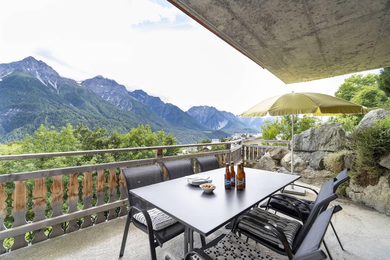 Vakantieappartement in Sent foto 12