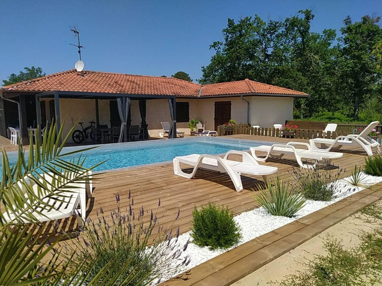 Vakantiehuis met privézwembad en zwembad in Lit-et-Mixe, Côte d’Argent, Frankrijk voor 6 personen foto 23