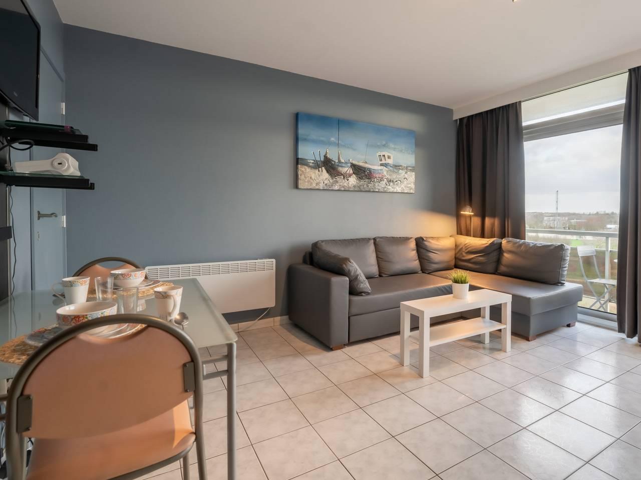 Vakantieappartement met 1 slaapkamer en balkon in Bredene, Belgische Kust, België voor 2 personen foto 21