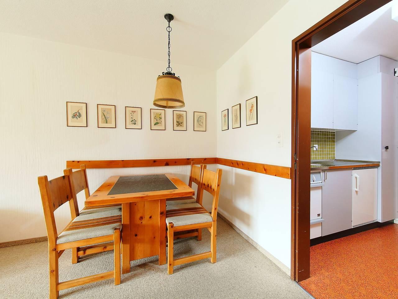 Vakantieappartement met sauna en binnenzwembad in Flüelapass, Davos, Zwitserland voor 2 personen foto 8