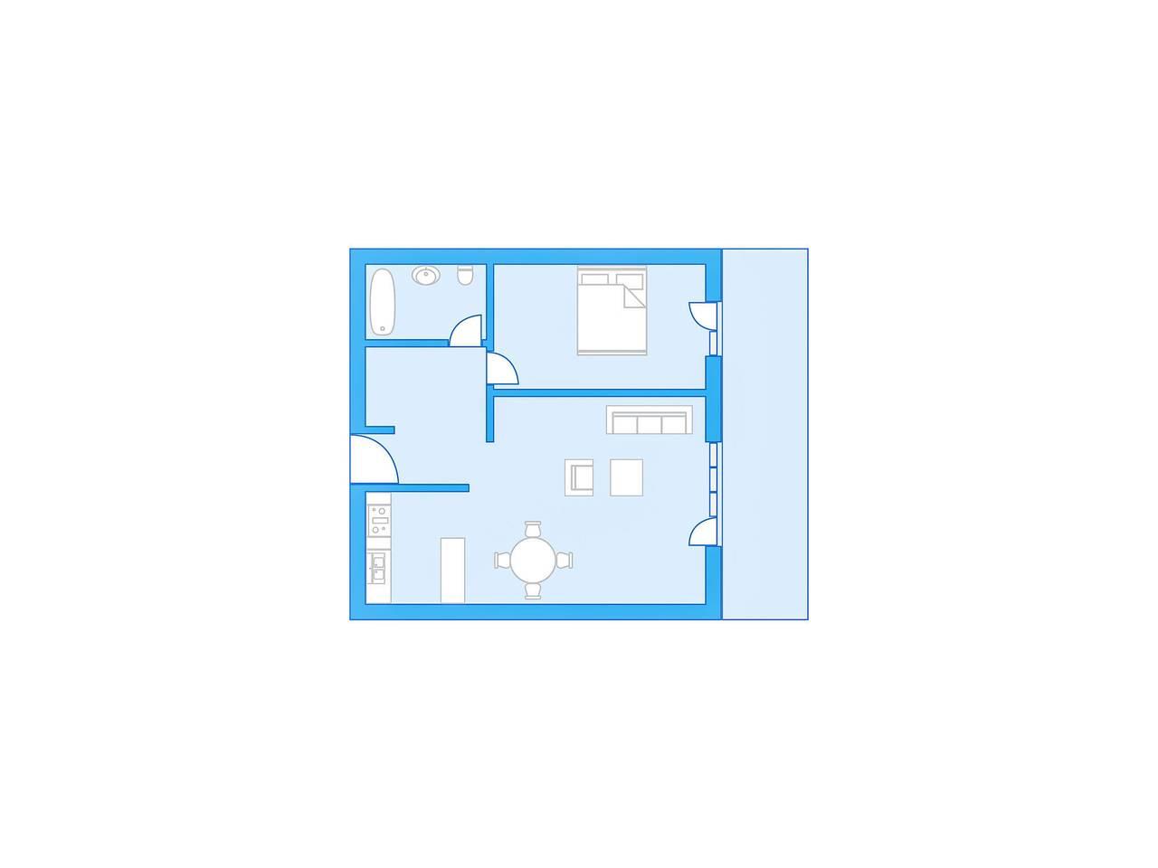 Allod Park Haus C 704 in Davos Platz 1, Davos, Zwitserland voor 5 personen foto 15