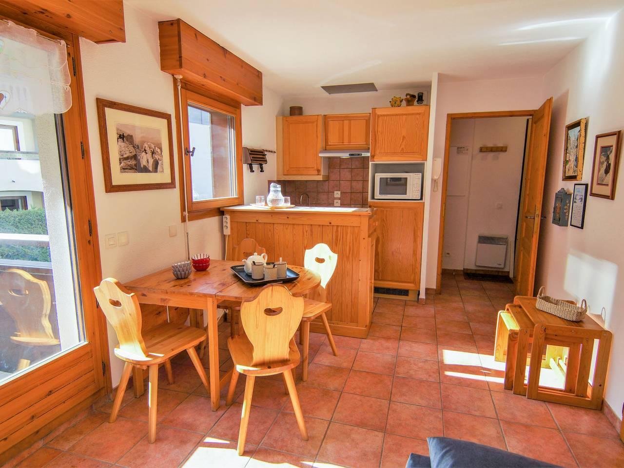 L'Espace Montagne met 1 slaapkamer en balkon in Brevent-Flegere, Chamonix, Frankrijk voor 4 personen foto 3