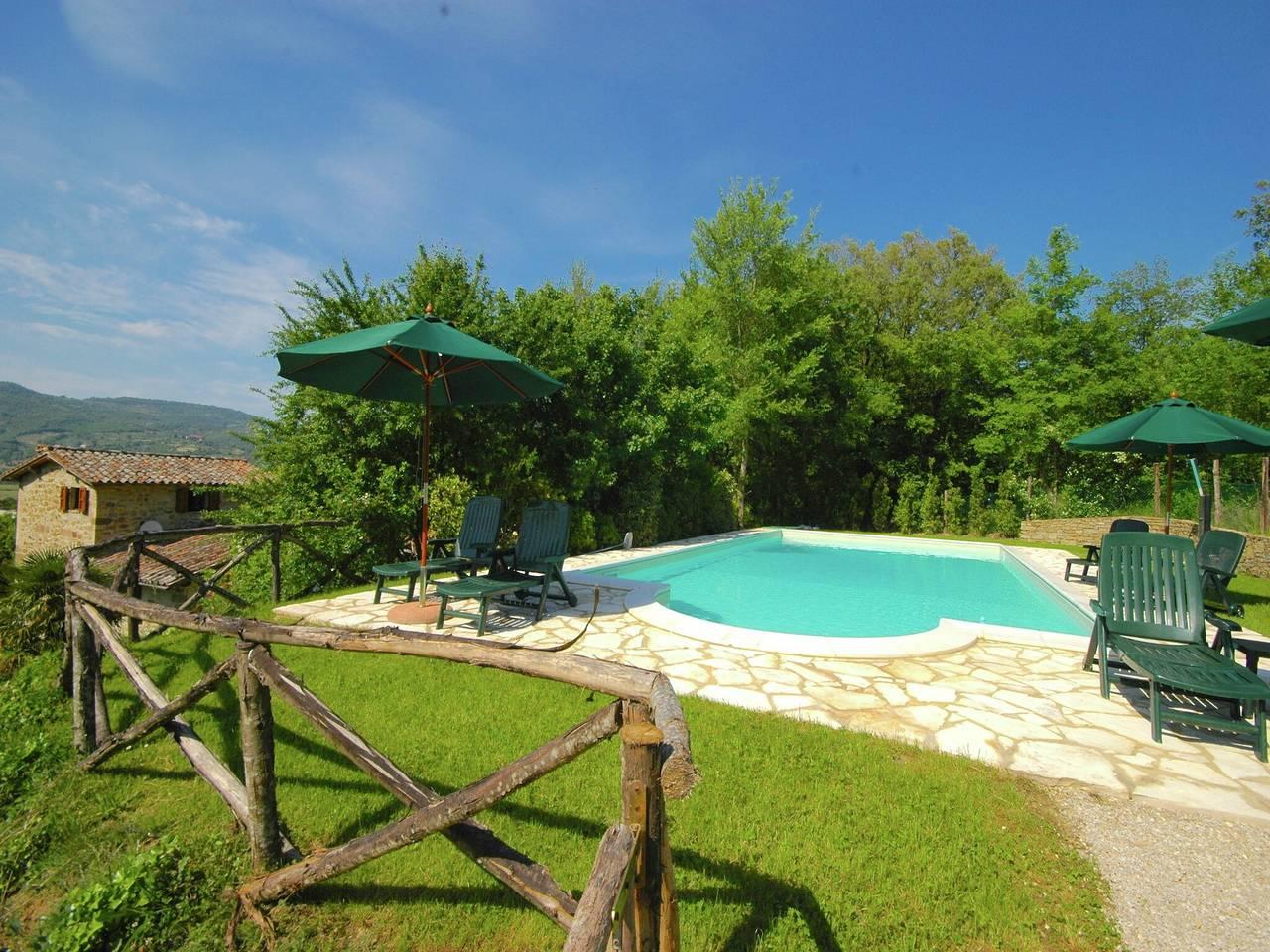 Landhuis bij Lisciano Niccone en Trasimeno in Lisciano Niccone, Valtiberina, Italië voor 3 personen foto 24