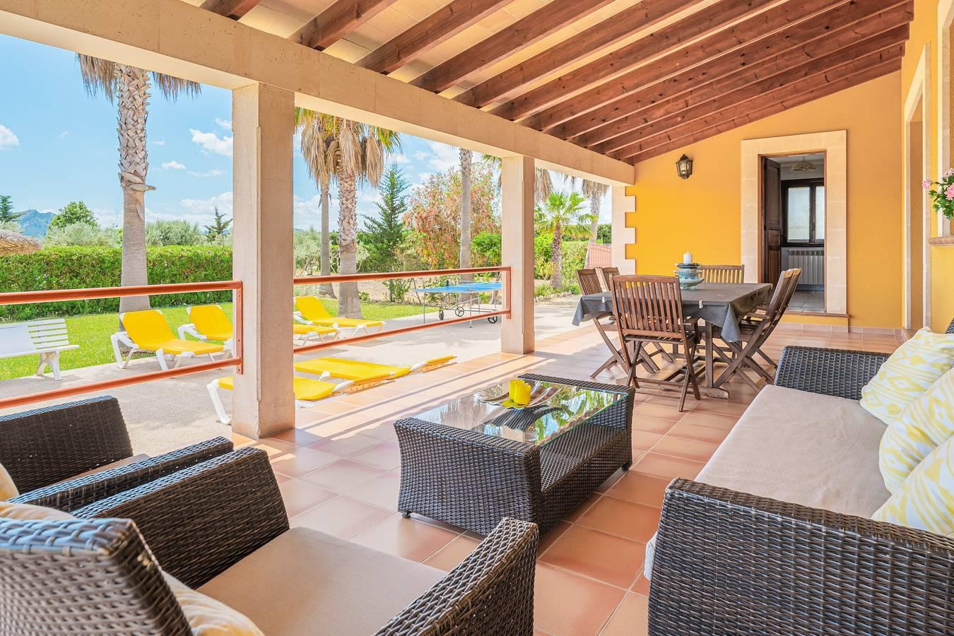 Rustige locatie met zwembad - Villa Can Jaume in Pollença, Kust van Mallorca, Spanje voor 6 personen foto 24