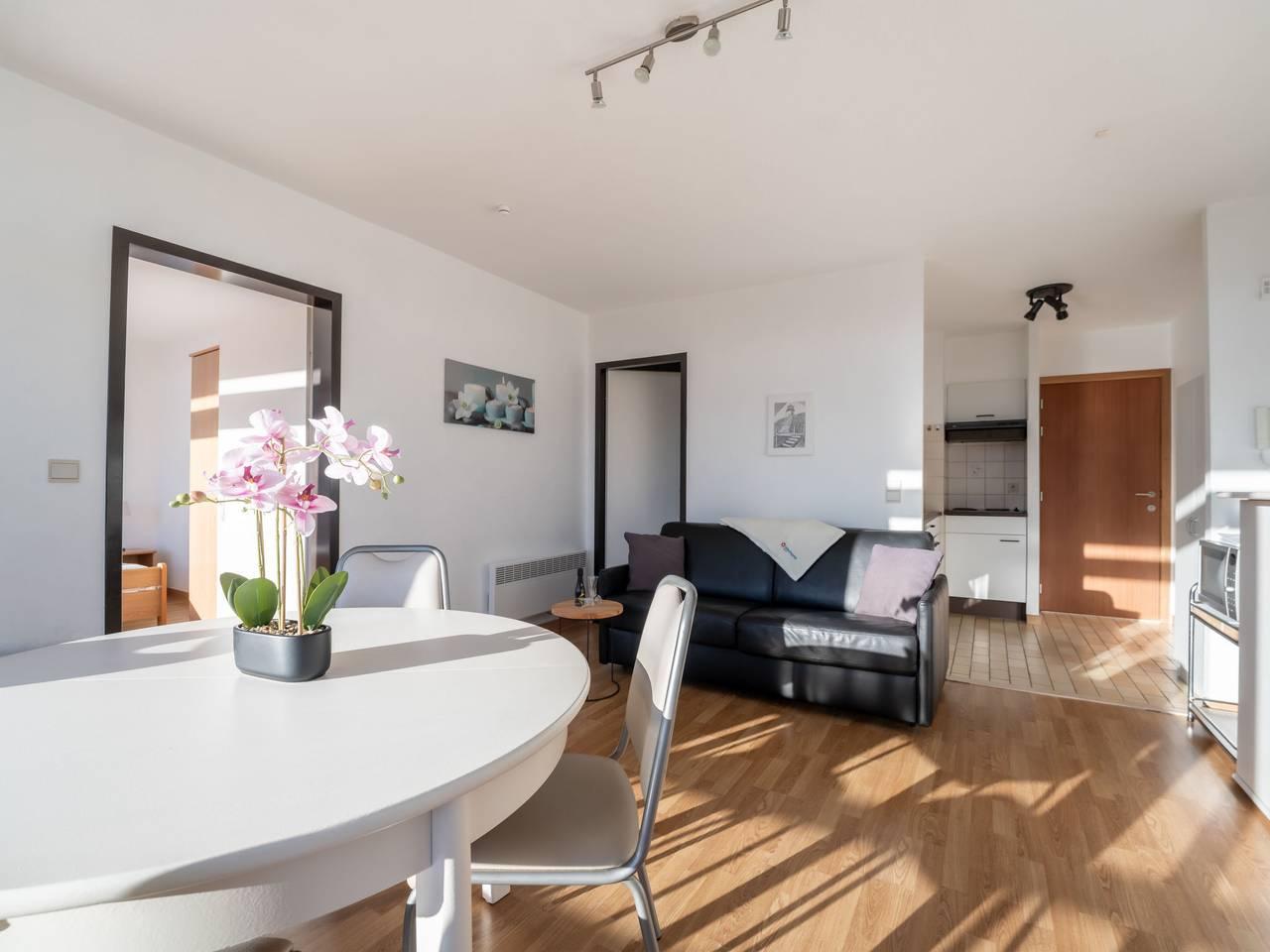 Vakantieappartement met 1 slaapkamer en balkon in Bredene, Belgische Kust, België voor 4 personen foto 7