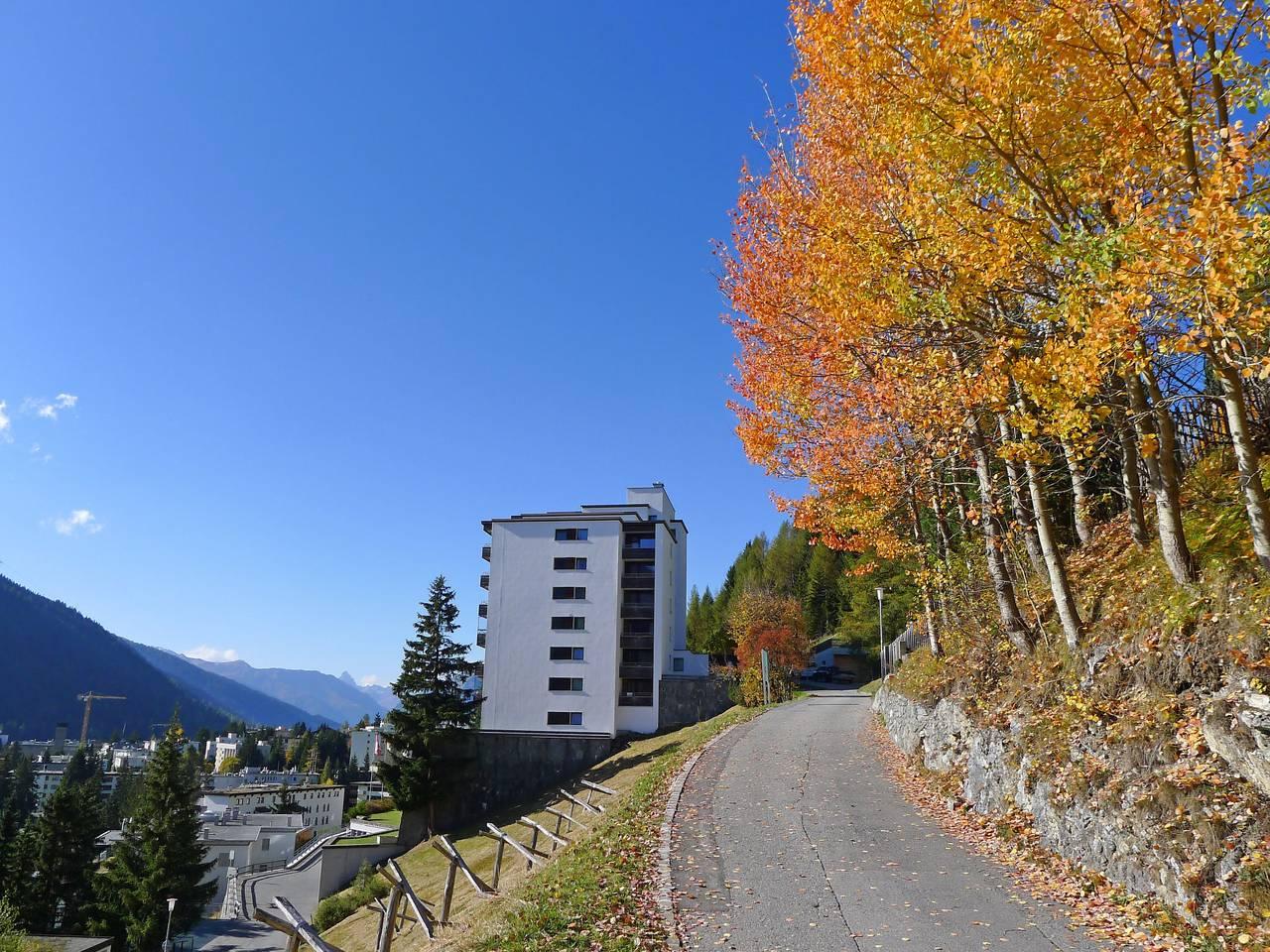 Vakantieappartement met sauna en binnenzwembad in Flüelapass, Davos, Zwitserland voor 2 personen foto 13
