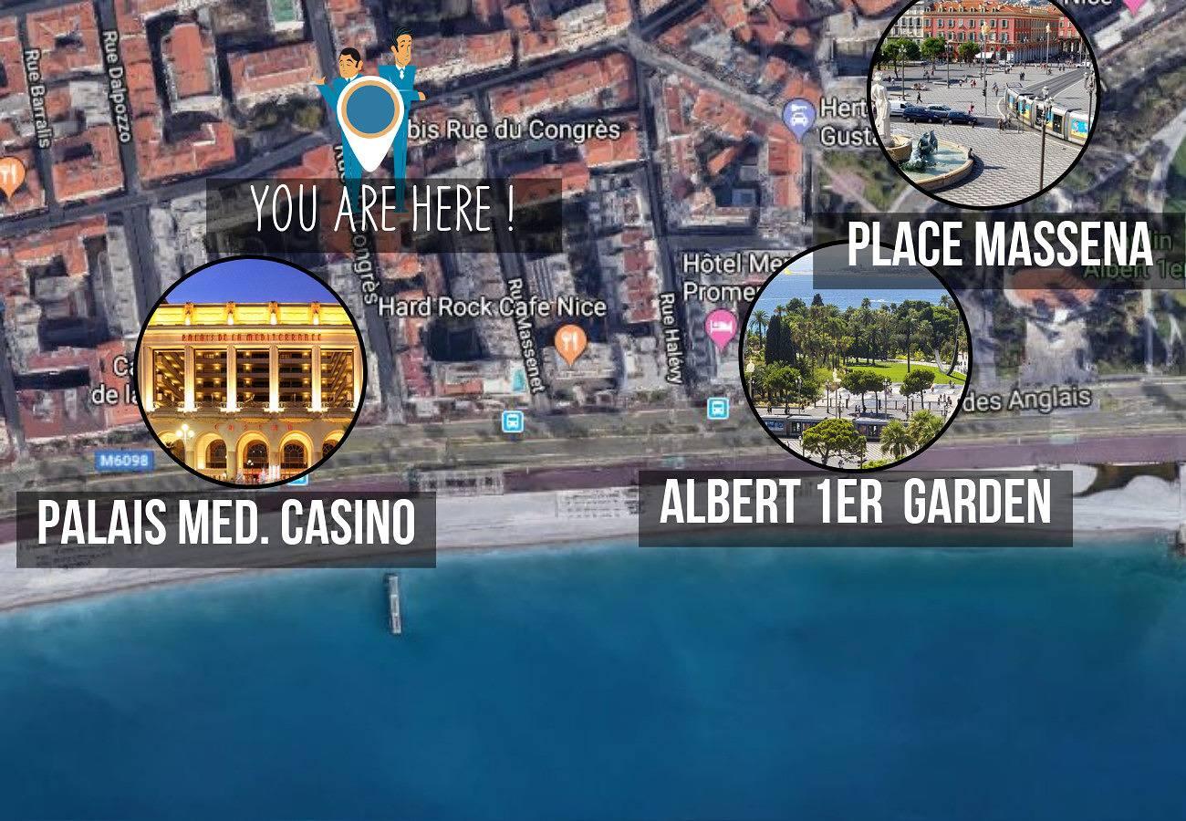 Vakantieappartement in Nice, Frankrijk voor 2 personen foto 3