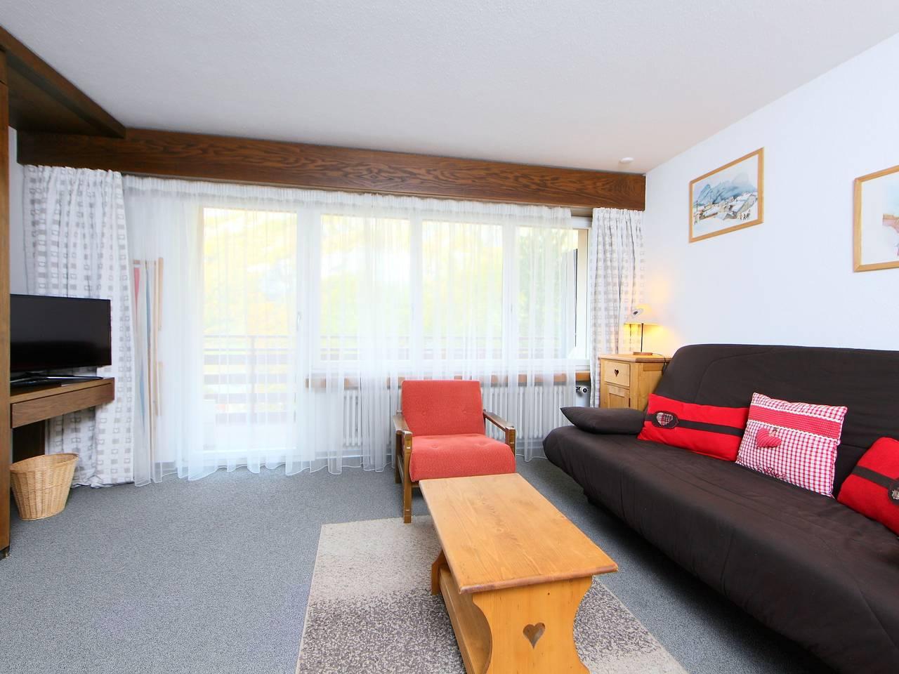 Vakantieappartement met 1 slaapkamer en balkon in Leukerbad, Wallis, Zwitserland voor 2 personen foto 9