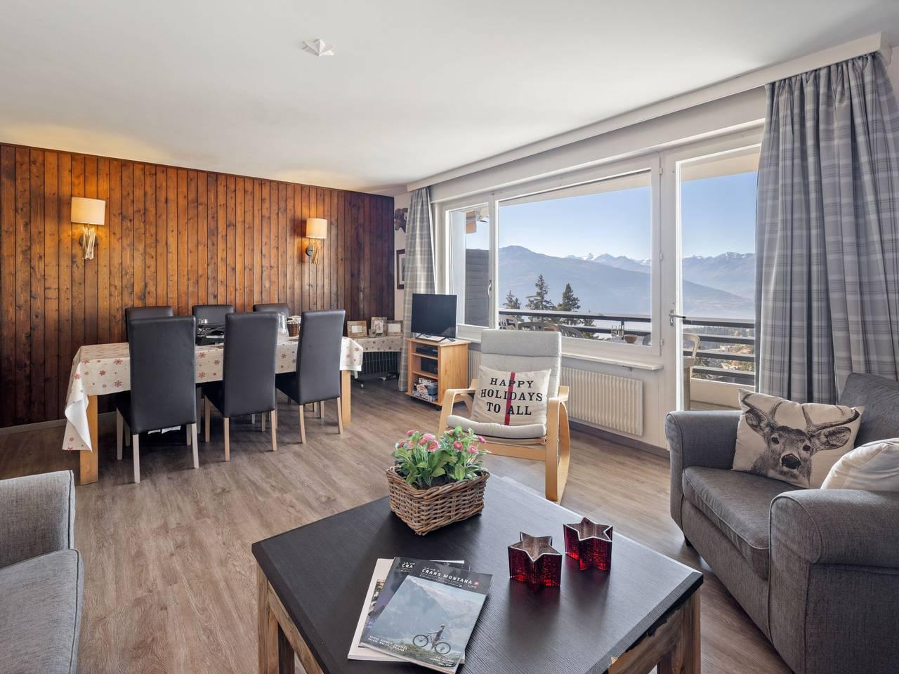 Vakantieappartement in Randogne, Zwitserland voor 6 personen