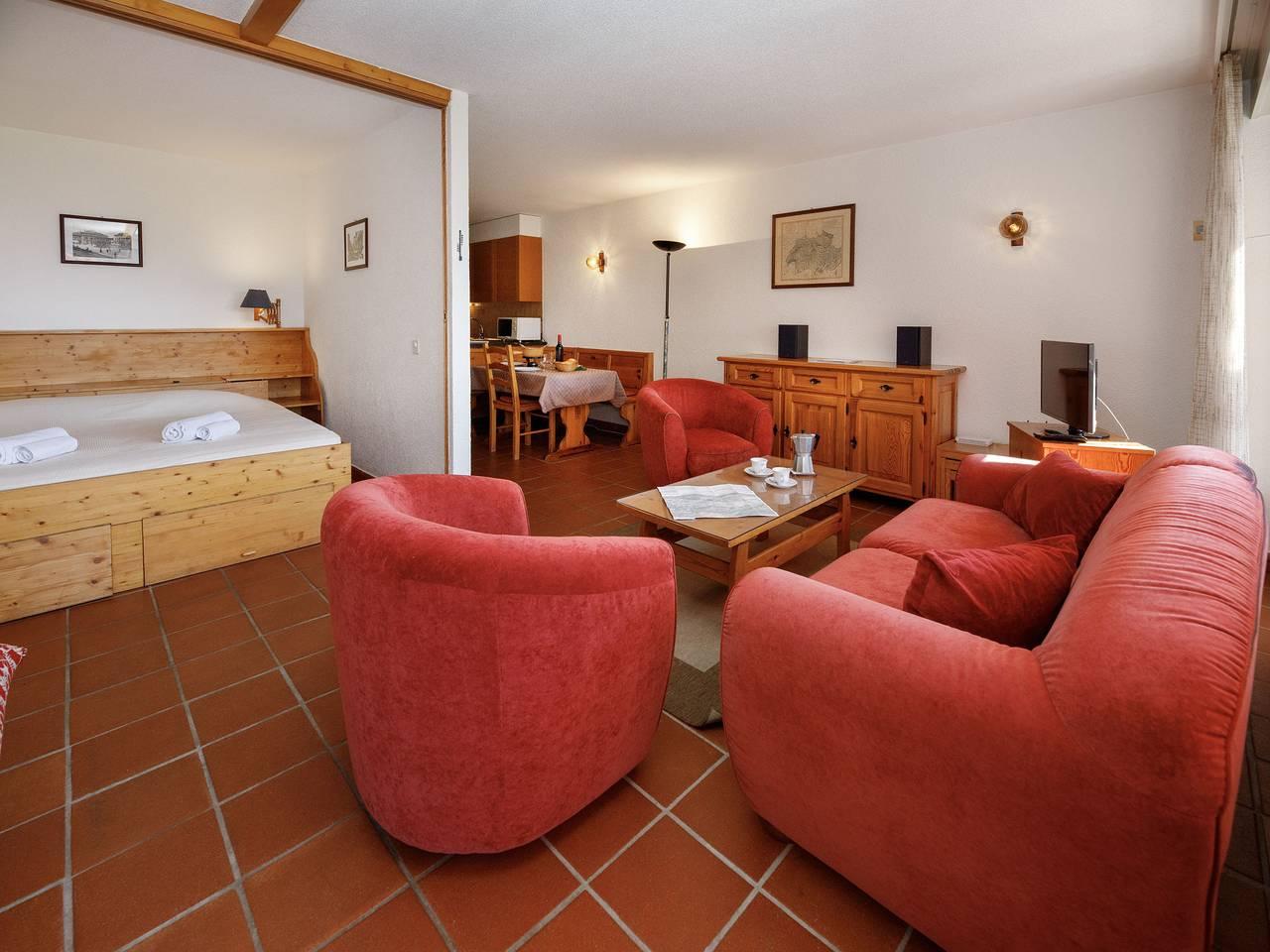 Vakantieappartement in Randogne, Zwitserland voor 3 personen
