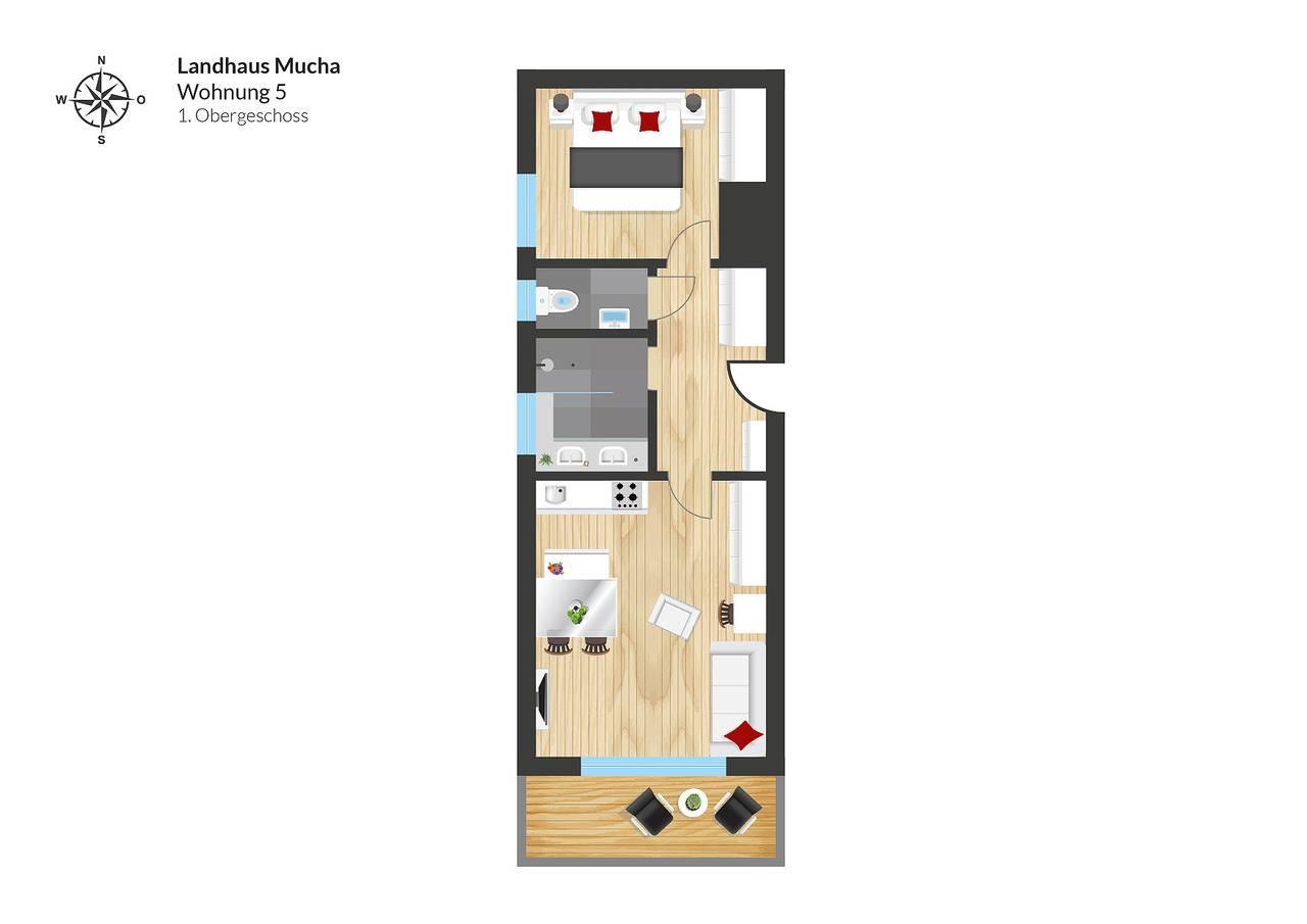 Vakantieappartement in Zwaben, Duitsland voor 2 personen foto 16