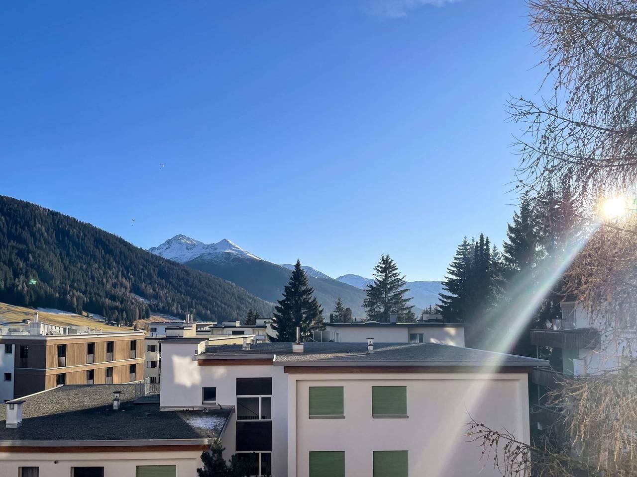 Vakantieappartement met sauna en binnenzwembad in Davos Platz 1, Davos, Zwitserland voor 6 personen