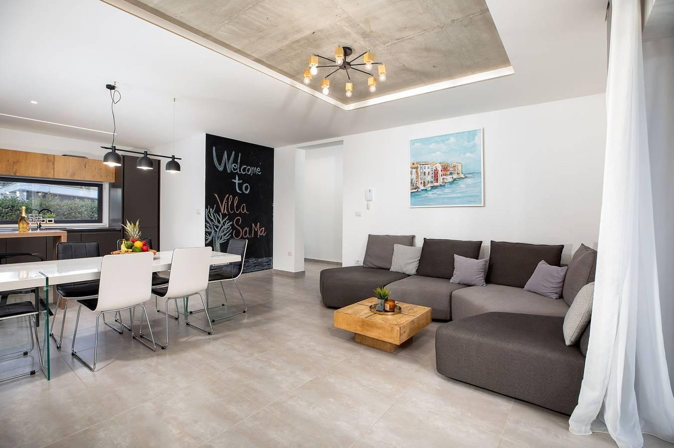 Villa Sama - Prachtige villa in eigentijds design met privézwembad in Žminj, Centraal Istrië, Kroatië voor 8 personen foto 21