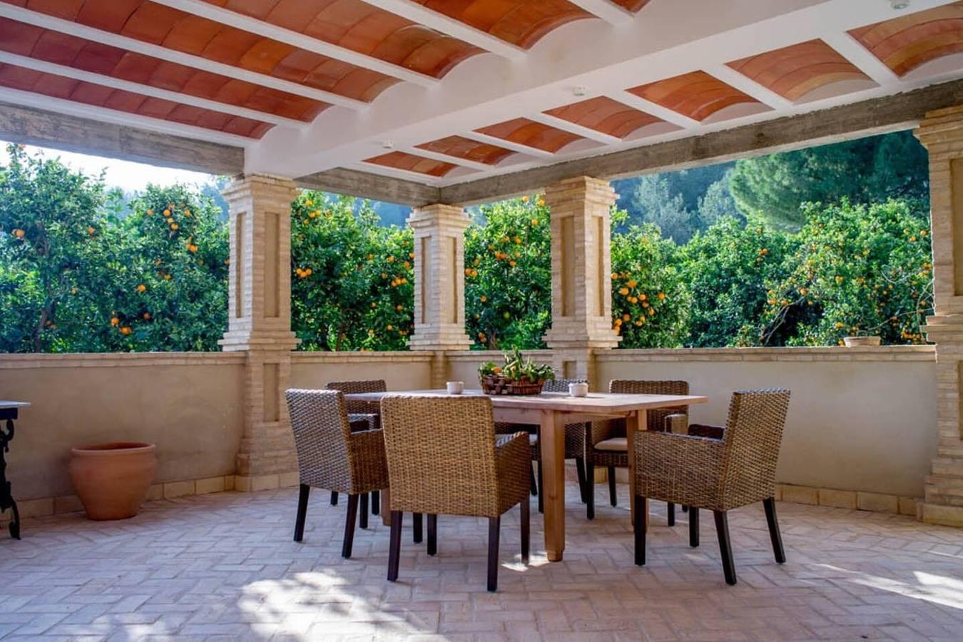 Villa "Luz Casa Valenciana Siglo Xix" met uitzicht op de bergen in Alzira, Valencia Provincie, Spanje voor 7 personen foto 20