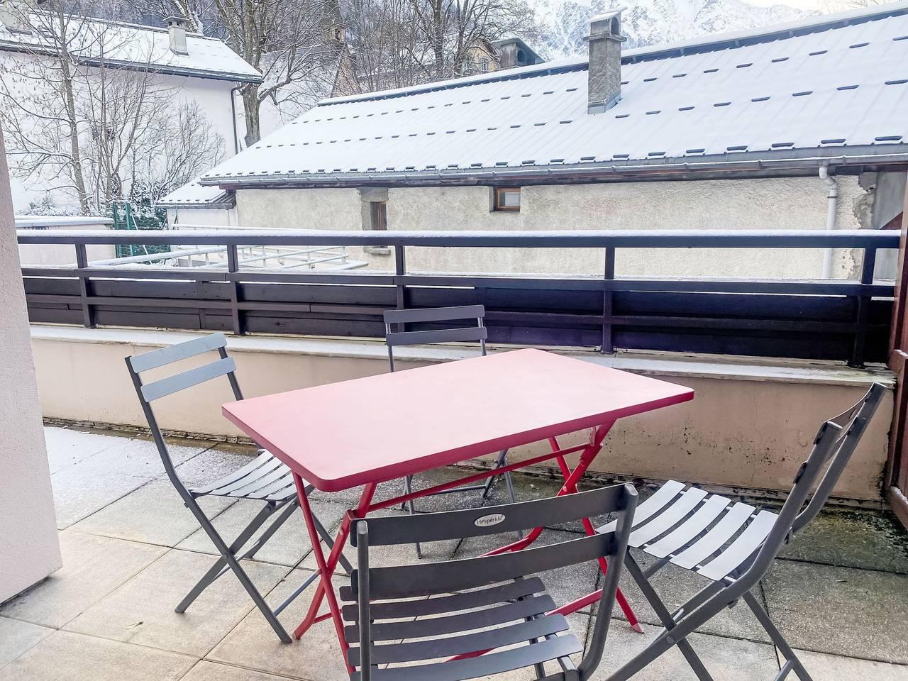 L'Espace Montagne met 1 slaapkamer en terras in Brevent-Flegere, Chamonix, Frankrijk voor 4 personen foto 10