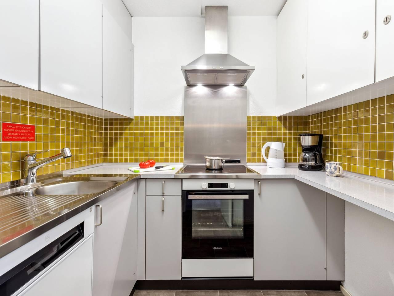 Vakantieappartement met sauna en binnenzwembad in Flüelapass, Davos, Zwitserland voor 4 personen foto 11