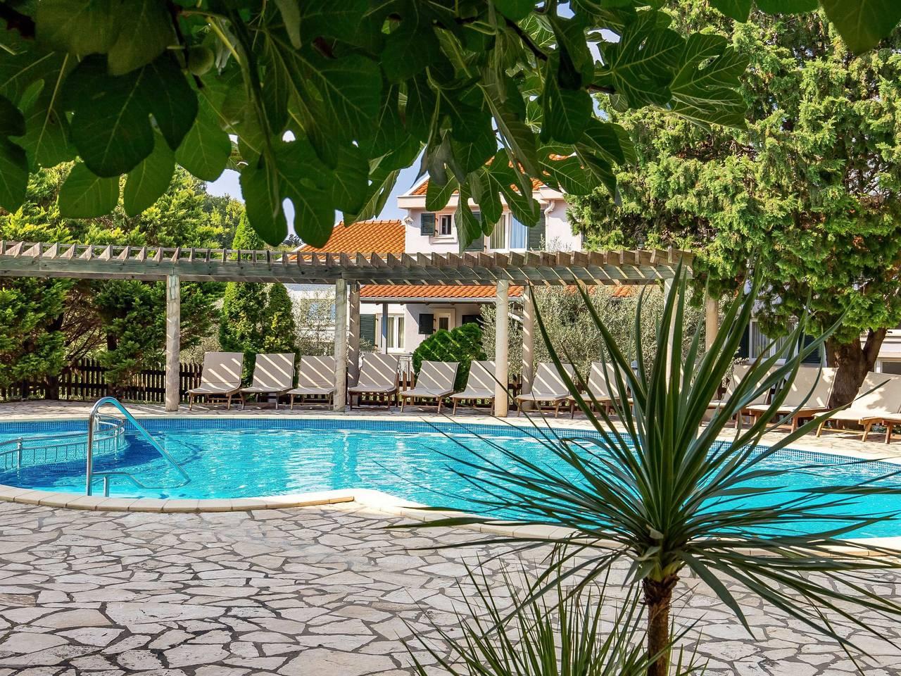Vakantieappartement met zwembad en hond toegestaan in Plaža Miral, Kampor, Kroatië voor 6 personen foto 22