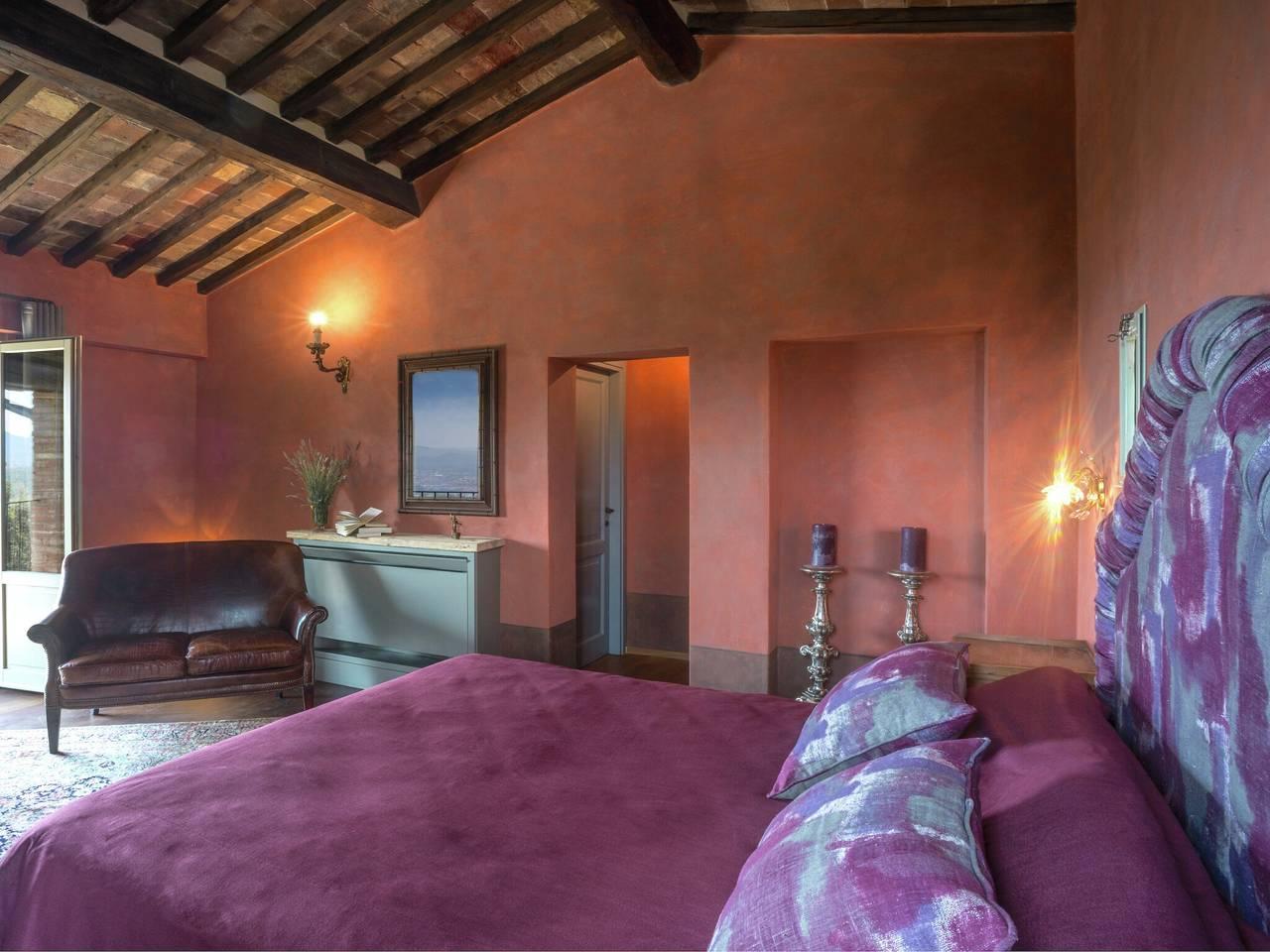 Villa met zwembad en charme van wijnland in Arezzo, Provincie Arezzo, Italië voor 10 personen foto 24