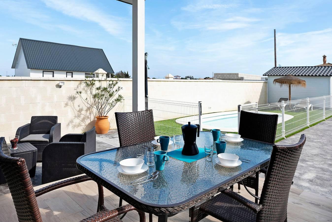 Chalet "Casa Manoli" met zwembad, terras, airco in Conil de la Frontera, Costa de la Luz, Spanje voor 6 personen foto 21