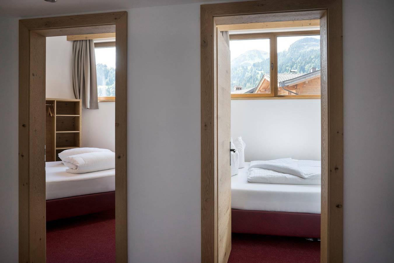 Appartement, douche of bad, Wc met 2 slaapkamers en zwembad in Söll, Kaisergebirge, Oostenrijk voor 6 personen foto 22