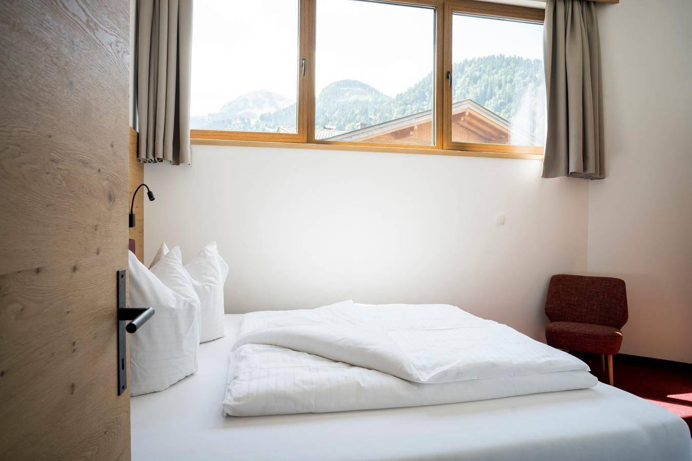Appartement, douche of bad, Wc met 2 slaapkamers en zwembad in Söll, Kaisergebirge, Oostenrijk voor 6 personen foto 19