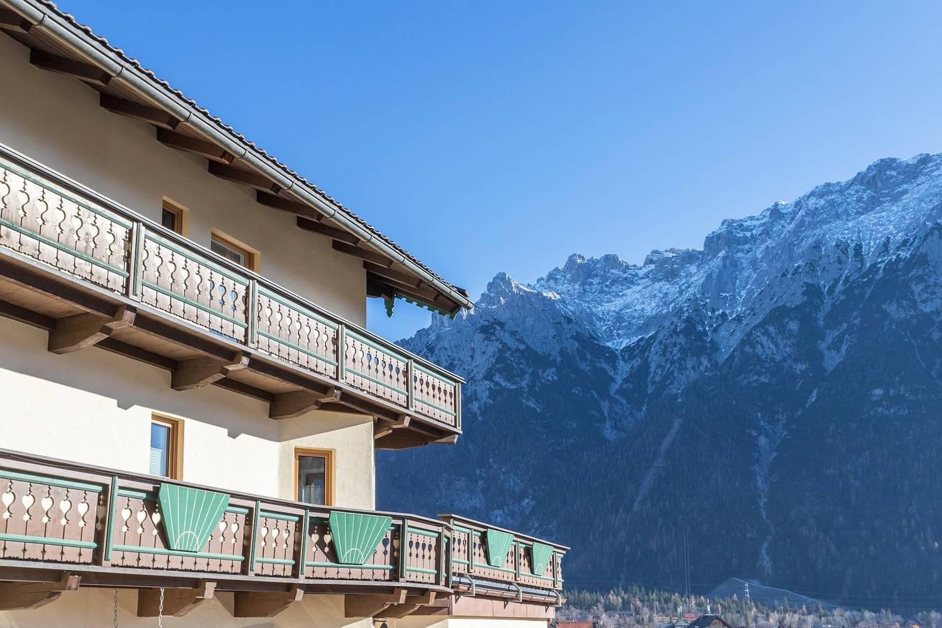 Appartement 'Rubin' bij de skilift met uitzicht op de bergen in Mittenwald, Beierse Alpen, Duitsland voor 4 personen foto 20