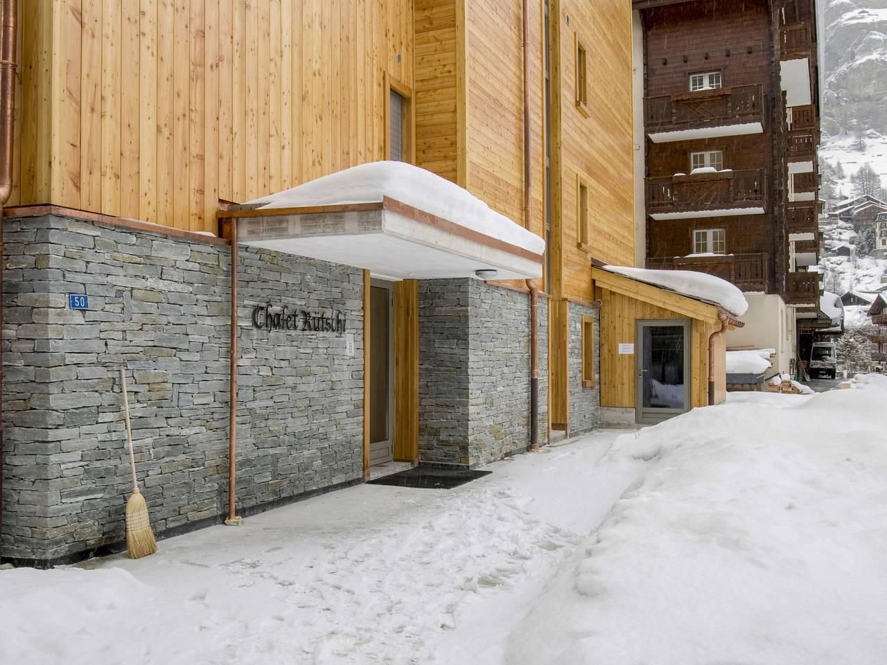 Vakantieappartement met sauna en 1 slaapkamer en terras in Zermatt, Walliser Alpen, Zwitserland voor 2 personen foto 23