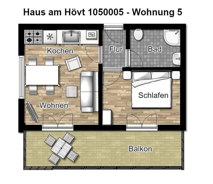 "Erholung und Komfort: Genießen Sie Ihren Aufenthalt im Haus am Hövt!" in Göhren, Rügen, Duitsland voor 2 personen foto 21
