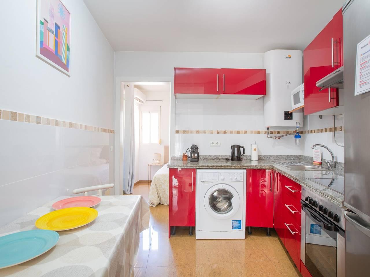 Vakantieappartement met balkon in Centro (Málaga), Malaga, Spanje voor 3 personen foto 22