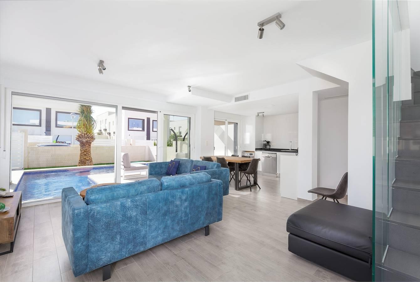 Vakantiehuis "Casa Bos Dolphin Pool Jacuzzi 6P" met Wi-Fi, airco in Santa Pola, Costa Blanca, Spanje voor 6 personen foto 21