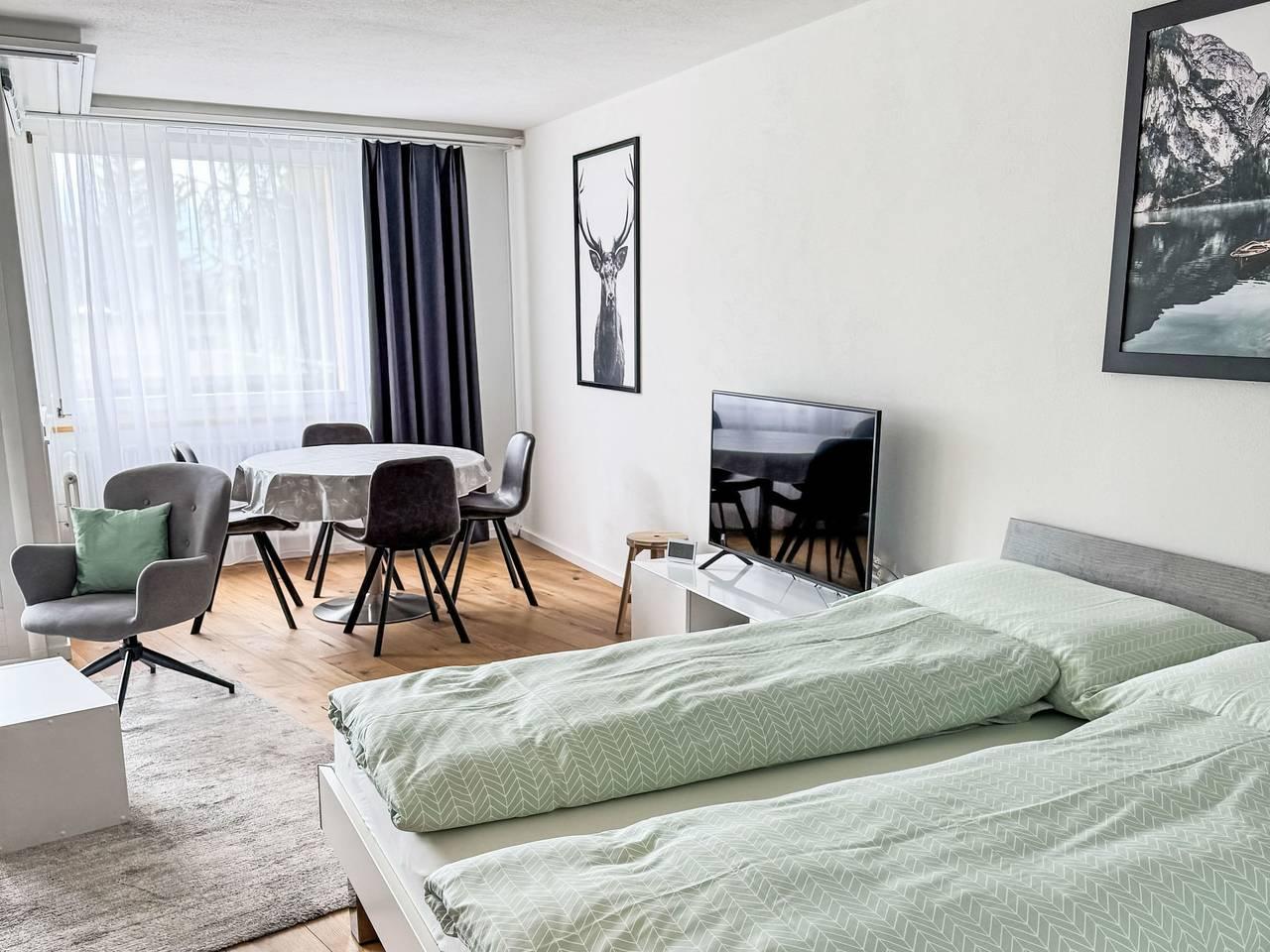 Vakantieappartement met sauna en binnenzwembad in Davos Platz 1, Davos, Zwitserland voor 6 personen foto 7