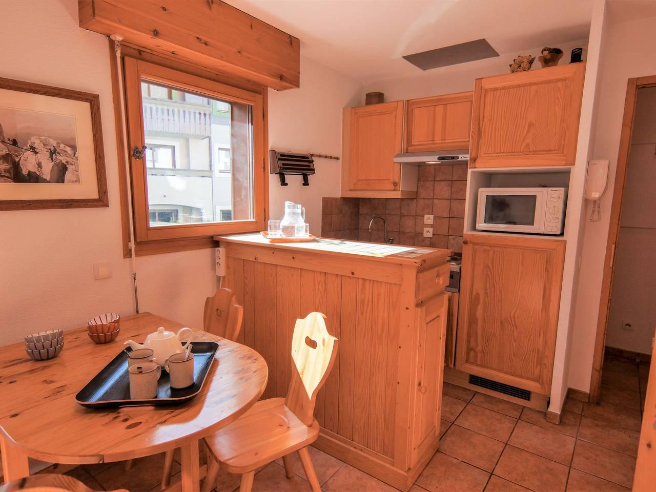 L'Espace Montagne met 1 slaapkamer en balkon in Brevent-Flegere, Chamonix, Frankrijk voor 4 personen foto 6