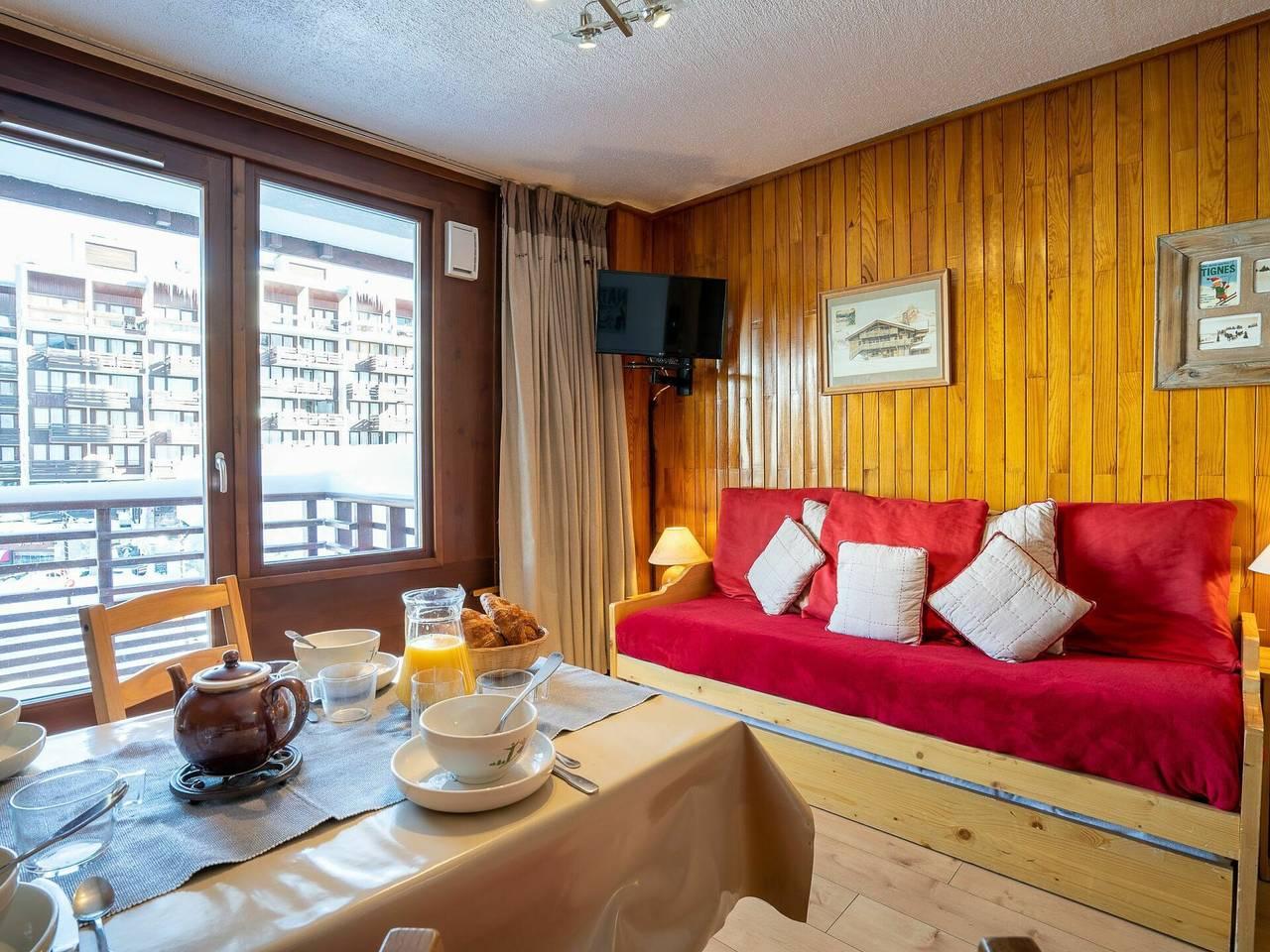 Tignes 380 - Le Curling B (Val Claret) 380.36 in Tignes, Massif de la Vanoise, Frankrijk voor 4 personen foto 19