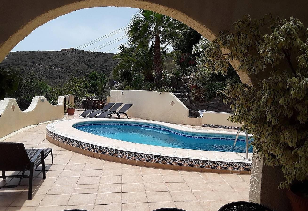 "Villa Casa Pinosierra" met zeezicht, zwembad, Wi-Fi, tuin & in Ventanicas-El Cantal, Mojácar, Spanje voor 8 personen foto 22
