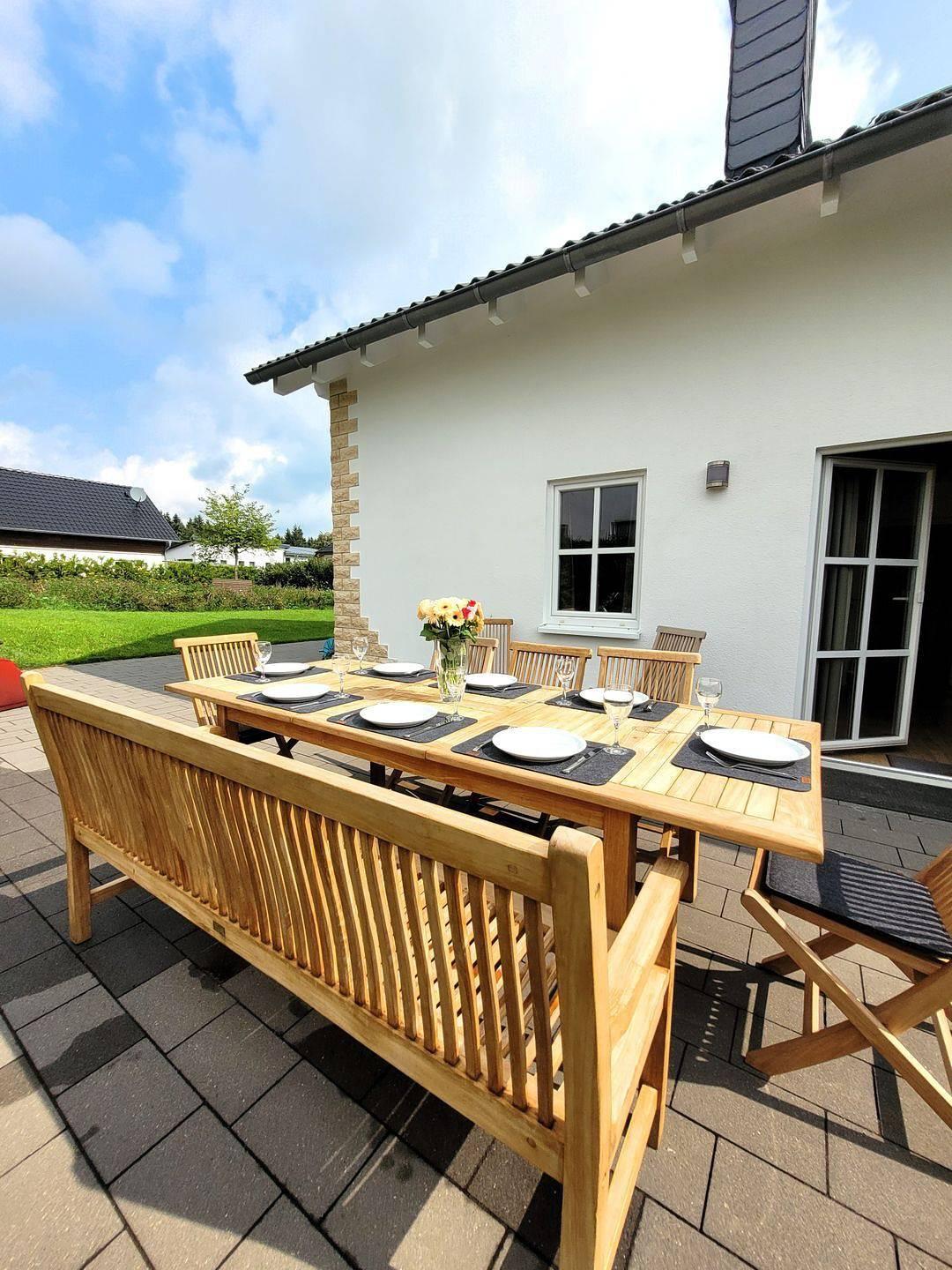 Vakantiehuis met terras in Winterberg, Hochsauerlandkreis, Duitsland voor 8 personen foto 23