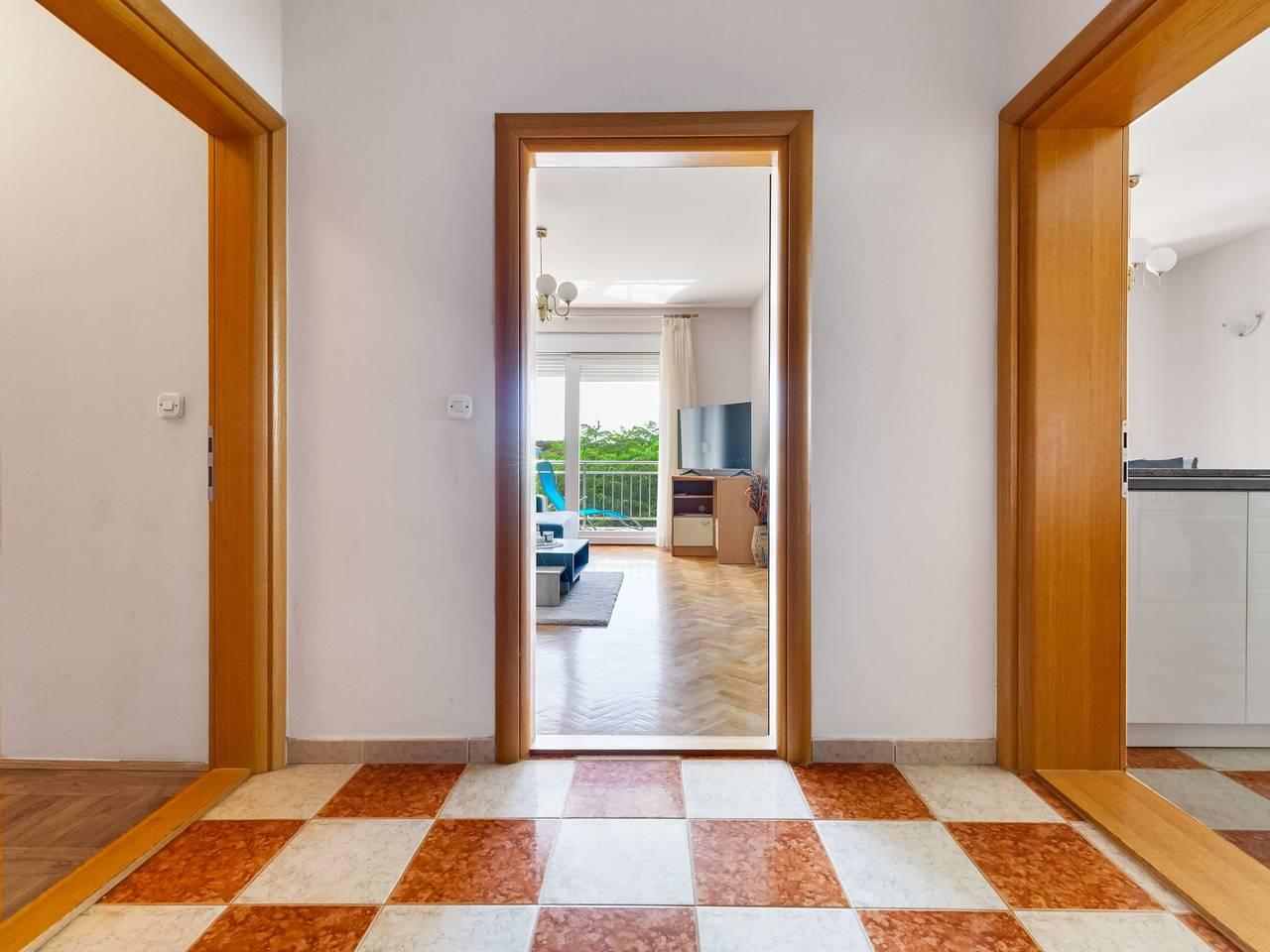 Vakantieappartement met zeezicht en airconditioning in Obrovac, Zadar, Kroatië voor 5 personen foto 22