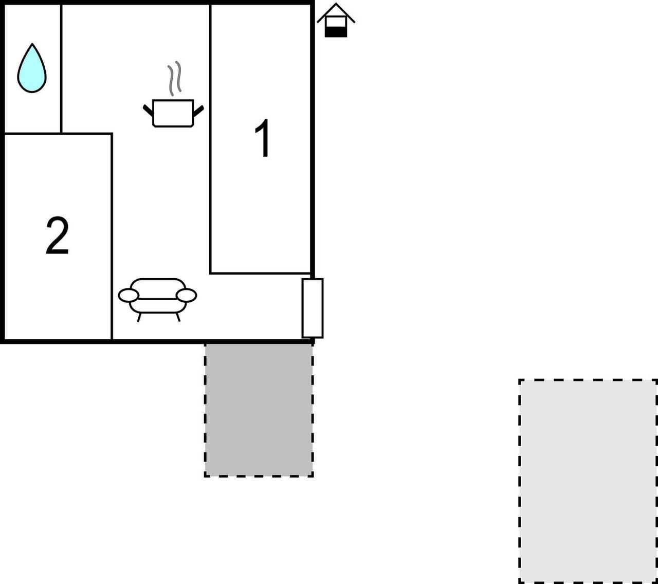 Charmant appartement met terras, wifi en vlak bij het naaktstrand in Njivice, Krk, Kroatië voor 6 personen foto 20