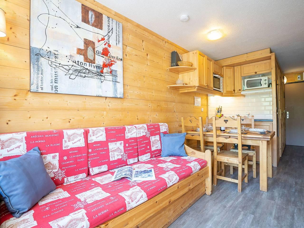 Val Thorens 350 - Lauzières 307 350.3 in Val Thorens, Massif de la Vanoise, Frankrijk voor 4 personen foto 20