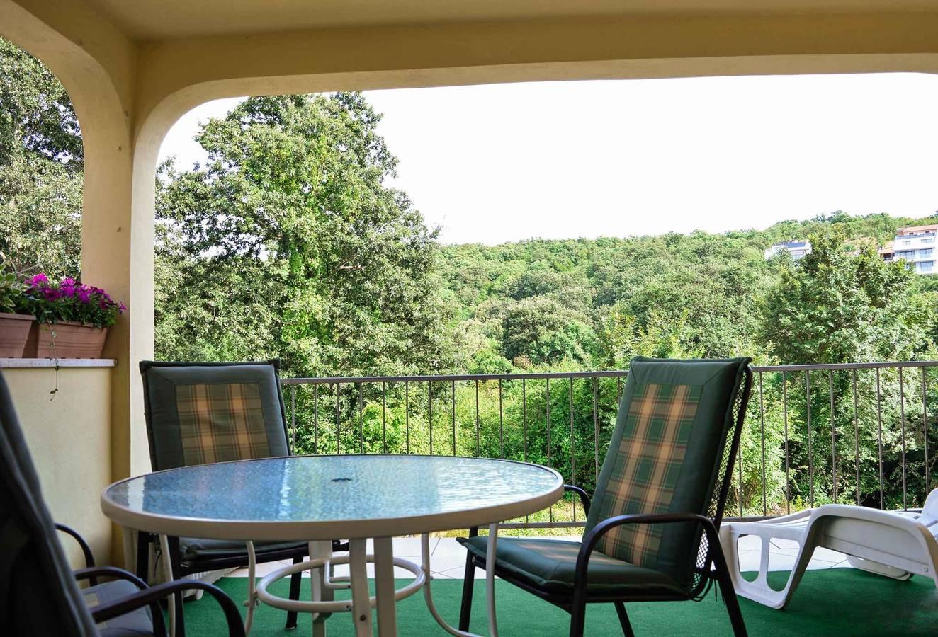 Vakantiewoning met airco en 45 m², 1 slaapkamer en sauna in Njivice, Krk, Kroatië voor 4 personen foto 19