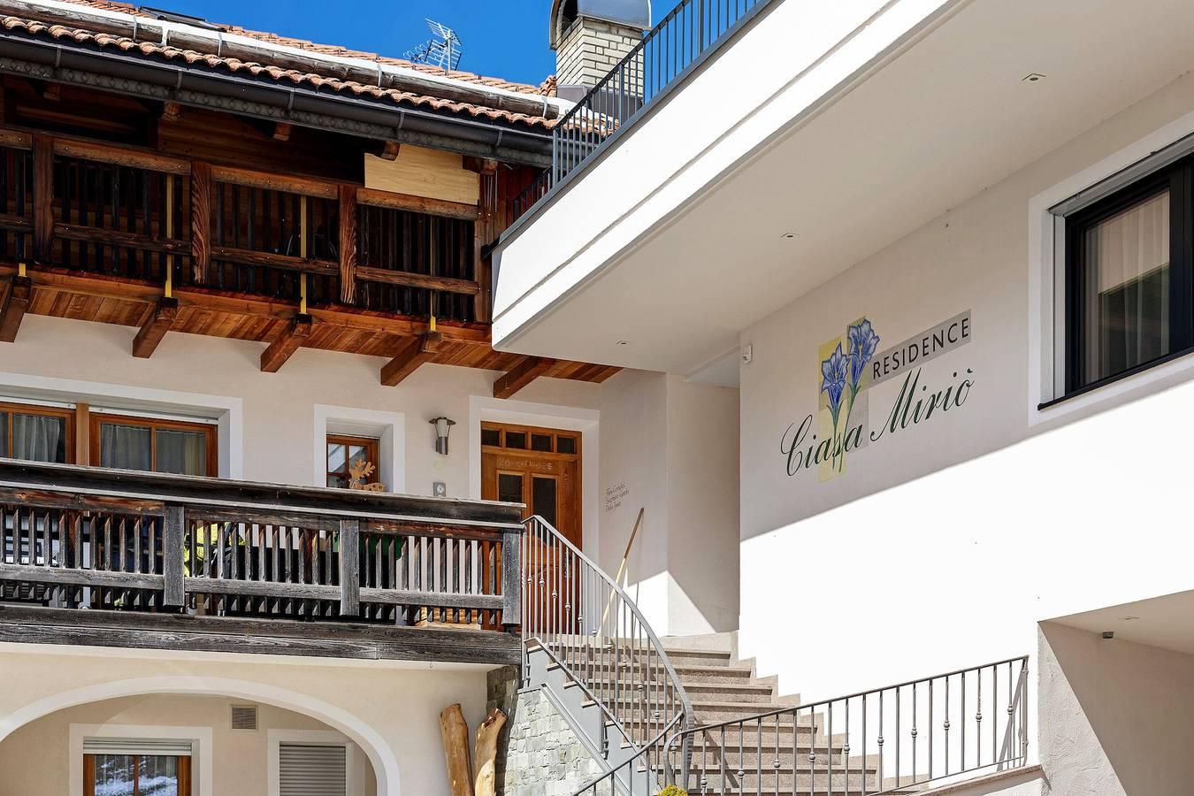 Appartement "Ciasa Mirio Pars" met Uitzicht op de Bergen, Wifi & Balkon in Rumestluns, La Val, Italië voor 4 personen foto 22
