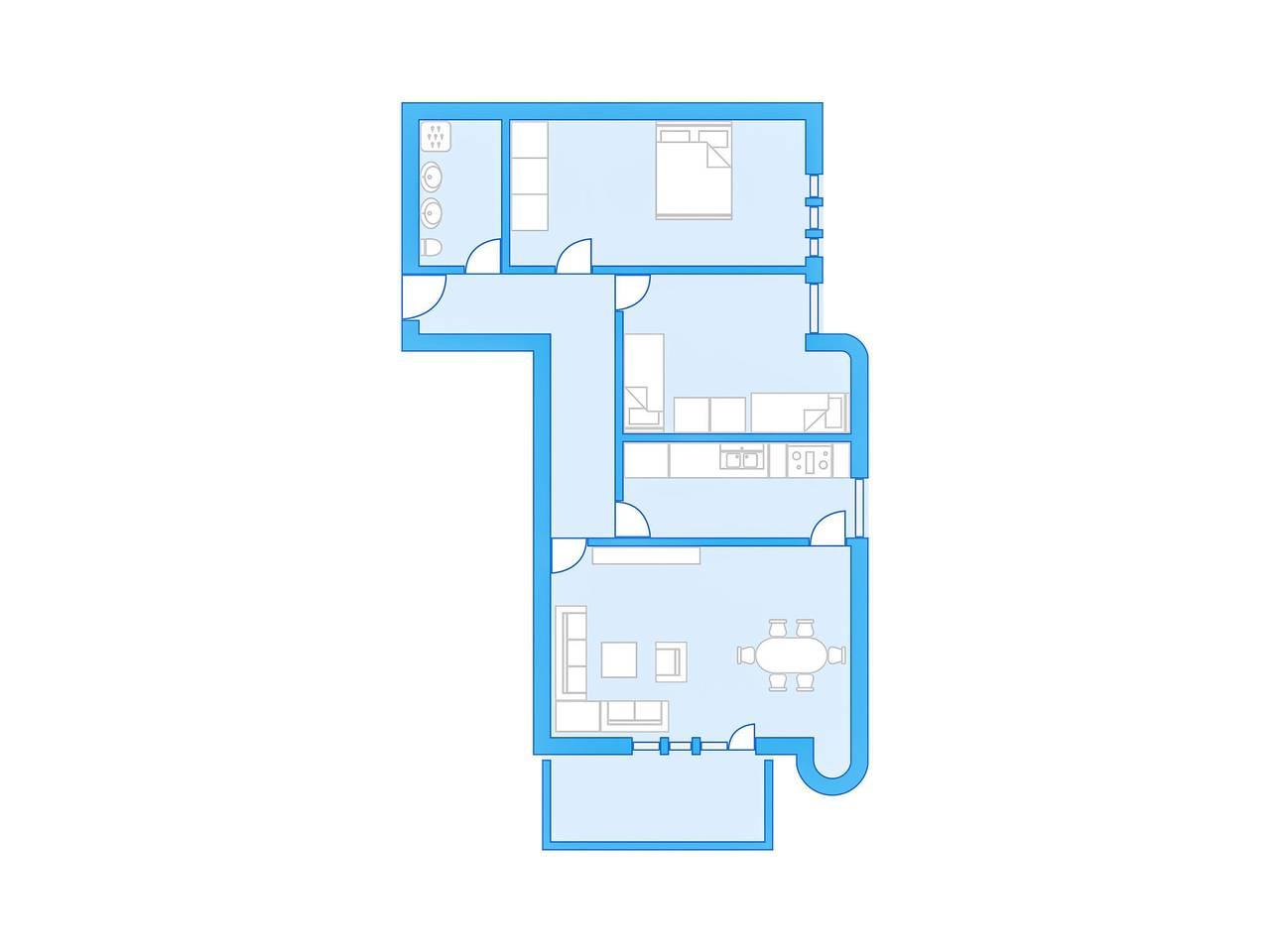 Allod Park Haus C 501 in Davos Platz 1, Davos, Zwitserland voor 5 personen foto 7