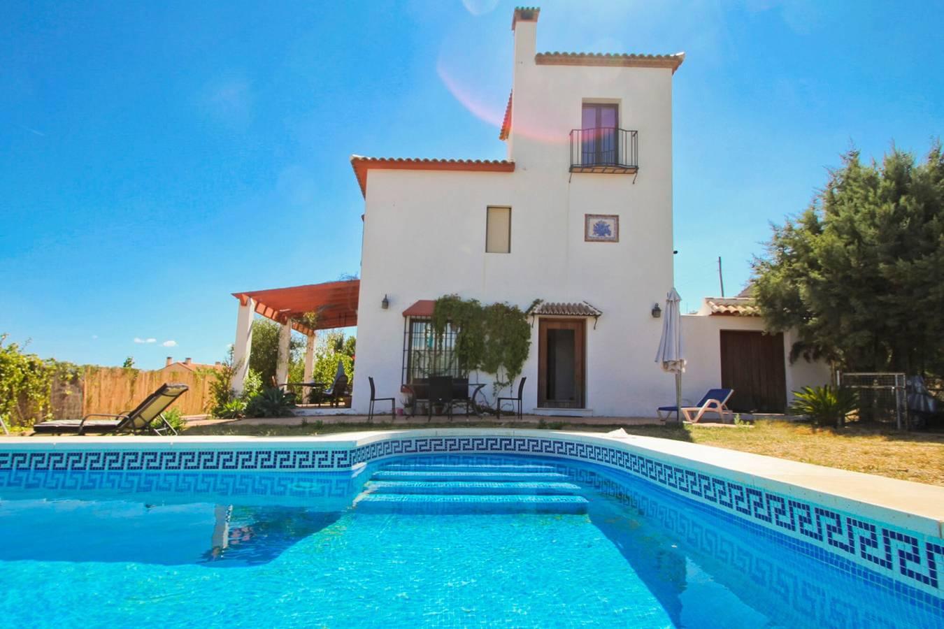 Villa 'Caminito del Rey' met uitzicht op de bergen, zwembad in Álora, Cordillera Penibética, Spanje voor 6 personen foto 23