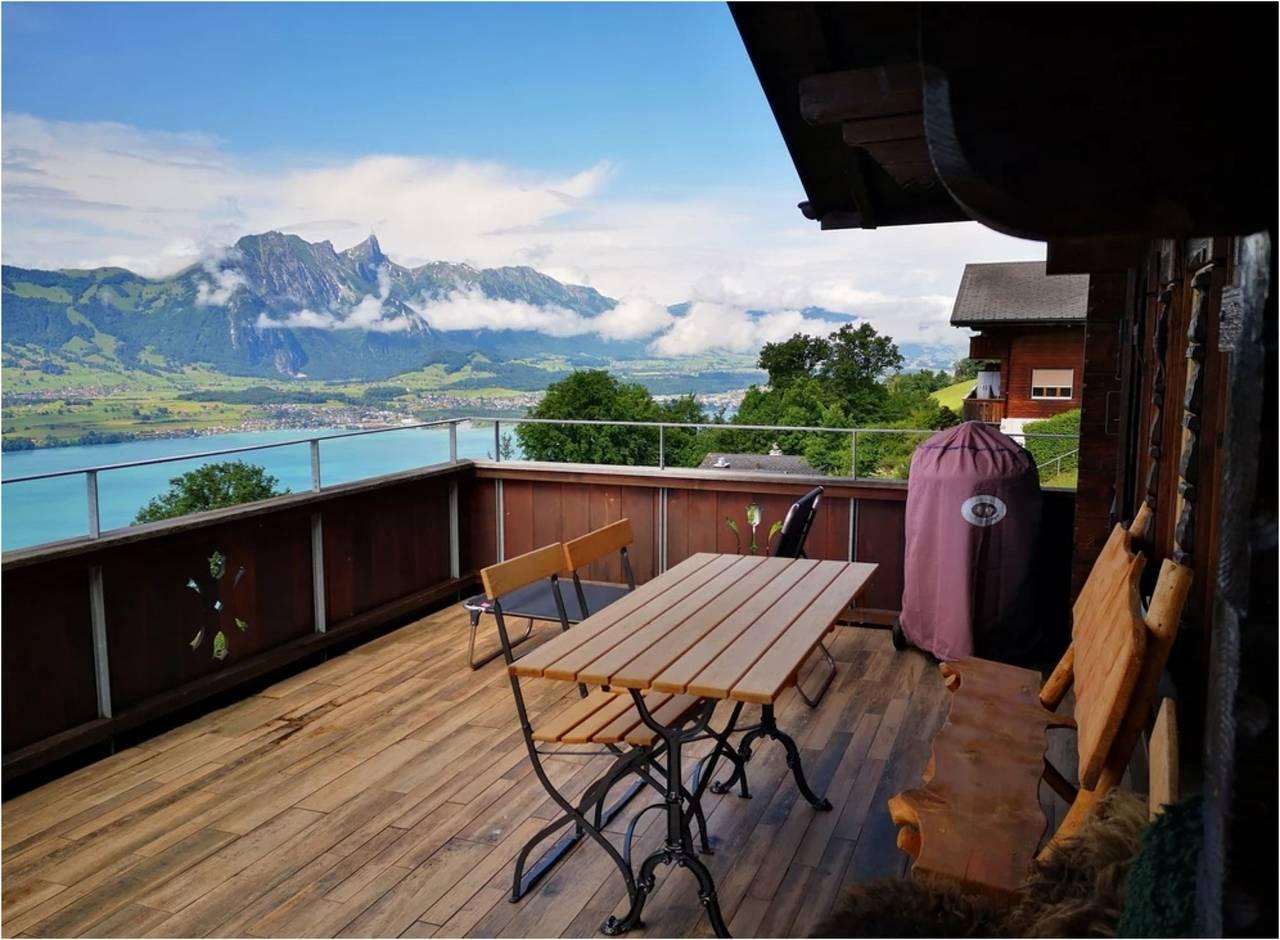 Chalet met whirlpool in Sigriswil, Meer van Thun, Zwitserland voor 4 personen foto 20
