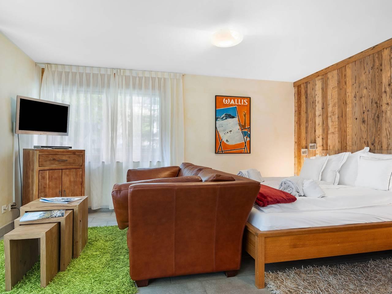 Vakantieappartement met sauna en 1 slaapkamer en terras in Zermatt, Walliser Alpen, Zwitserland voor 2 personen foto 10