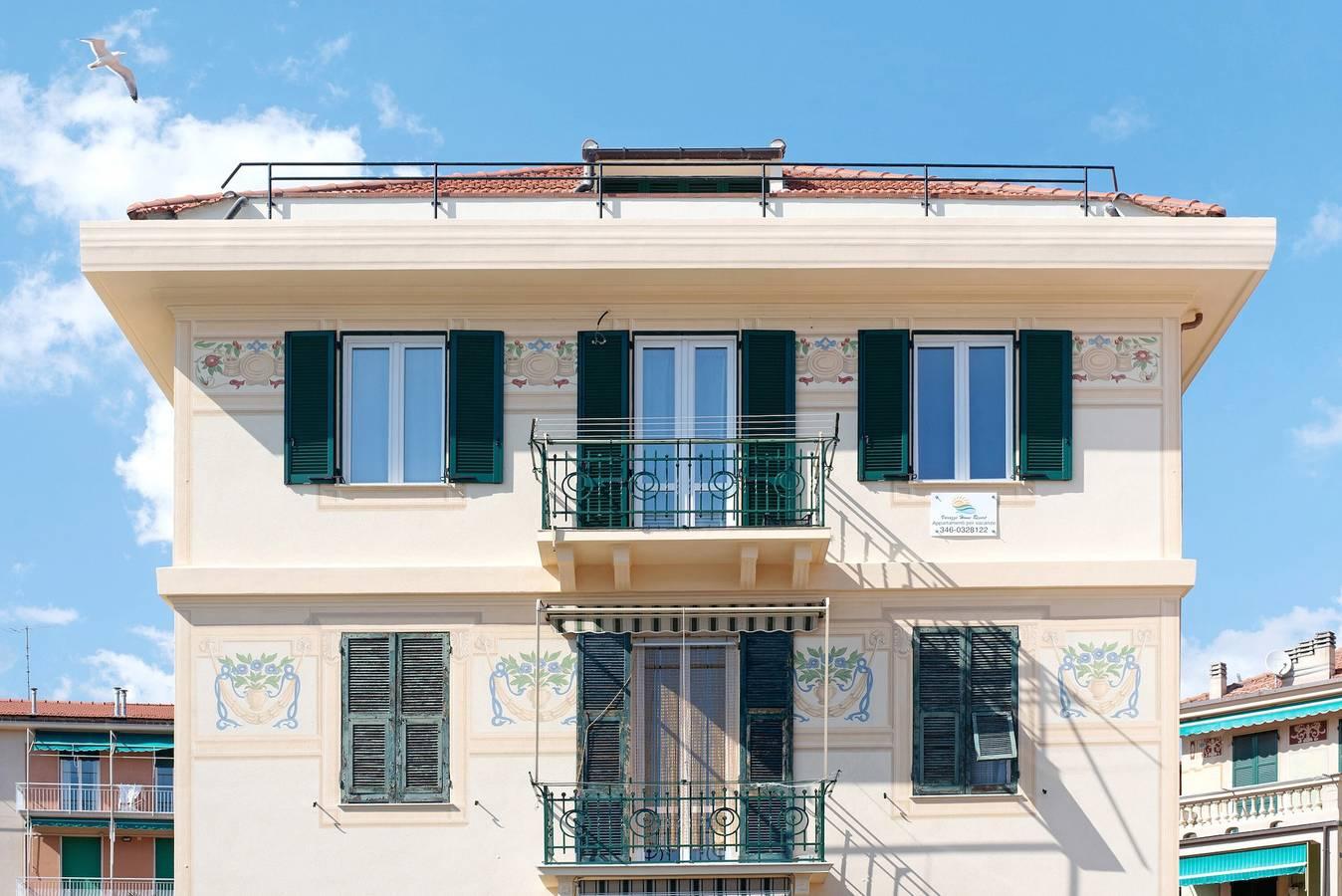 Appartement "Bilocale Mezzano in centro" met zeezicht & A/C in Varazze (City), Varazze, Italië voor 6 personen foto 20