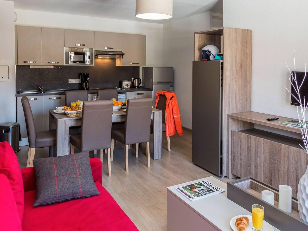 Chalet in Paradiski met Spa en Zwembad in Plagne Villages, La Plagne-Tarentaise, Frankrijk voor 4 personen foto 21